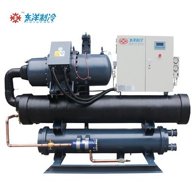 เครื่องทําความเย็นด้วยน้ําแบบสกรู 60HP เครื่องทําความเย็นด้วยน้ําแบบอุตสาหกรรม